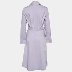 Diane von Furstenberg Lilac Cotton Robin Wrap Dress M
