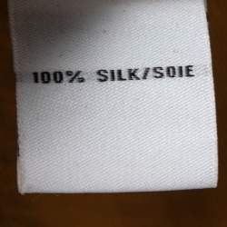 Pre Owned Diane Von Furstenberg Brown Animal Print Stretch Silk Wrap Dress S