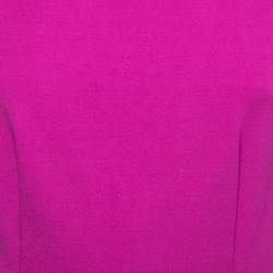 مملوكة مسبقًا Diane von Furstenberg Pink Knit Capreena Mini Dress S