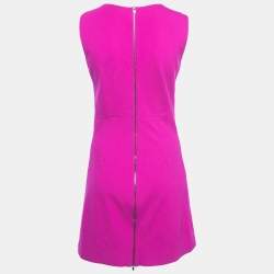 مملوكة مسبقًا Diane von Furstenberg Pink Knit Capreena Mini Dress S