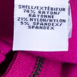 مملوكة مسبقًا Diane von Furstenberg Pink Knit Capreena Mini Dress S