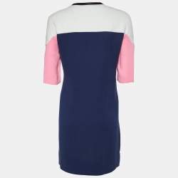 Diane Von Furstenberg Color Block Crepe Yumi Shift Dress M
