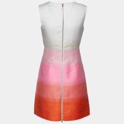 Pre Owned Diane Von Furstenberg Multicolor Cotton Sleeveless Carpreena Dress S