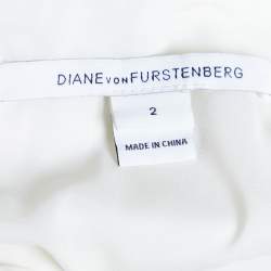 Pre Owned Diane Von Furstenberg Multicolor Cotton Sleeveless Carpreena Dress S