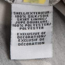 Pre Owned Diane Von Furstenberg Monochrome Riviera Printed Wrap Dress M