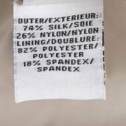 Pre Owned Diane Von Furstenberg Multicolor Printed Silk Beaded Kaftan Dress S