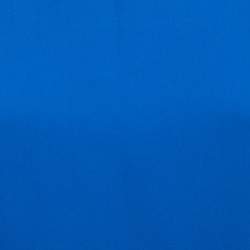 Diane Von Furstenberg Blue Crepe Ruffle Detailed Sleeveless Midi Dress S