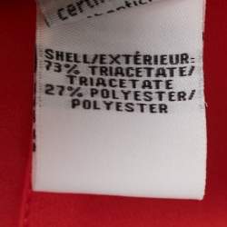 Pre Owned Diane Von Furstenberg Coral Pink Crepe Emerson Romper S