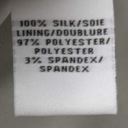 Pre Owned Diane Von Furstenberg Blue Printed Silk Fleurette Mini Dress M