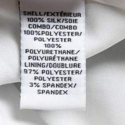 Pre Owned Diane Von Furstenberg Multicolor Printed Silk Chiffon Gathered Sleeveless Maxi Dress M