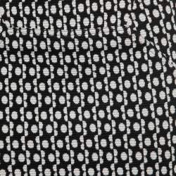 Diane von Furstenberg Black Wool Jacquard Kawa Mini Skirt S