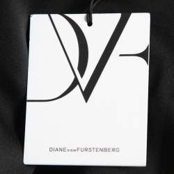 Pre Owned Diane Von Furstenberg Brown Animal Printed Calf Hair Mini Skirt M