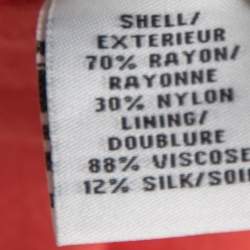 Pre Owned Diane Von Furstenberg Coral Pink Lace Long Sleeve Mini Dress S