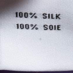 مملوكة مسبقًا Diane Von Furstenberg Purple Silk Belted Mini Dress L