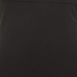 Pre Owned Diane Von Furstenberg Black Knit One Shoulder Mini Dress S