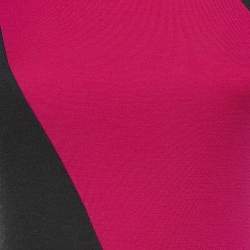 Pre Owned Diane Von Furstenberg Purple Wool Sleeveless Mini Dress S