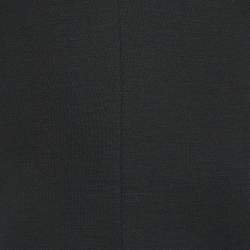 Pre Owned Diane Von Furstenberg Black Knit V-Neck Dress S