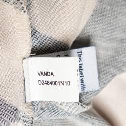 Pre Owned Diane von Furstenberg Multicolored Printed Silk Vanda Dress XL