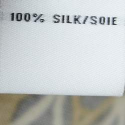 Pre Owned Diane Von Furstenberg Multicolor Jersey Wrap Dress M