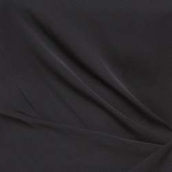 Pre Owned Diane Von Furstenberg Black Satin Silk Draped Dress M