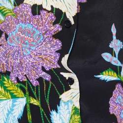 Pre Owned Diane Von Furstenberg Multicolor Printed Silk Blouse M