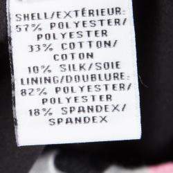 Pre Owned Diane Von Furstenberg Grey New Summer Mini Animal Dots Sleeveless Dress S