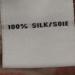 Pre Owned Diane Von Furstenberg Pink Printed Jersey Julian Wrap Dress L