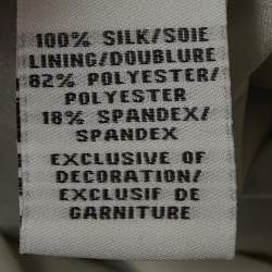 Diane Von Furstenberg White/Pink Sequin and Silk Tara Dress S