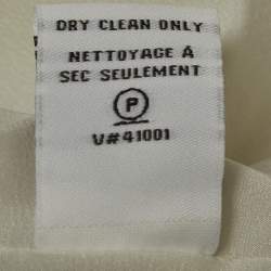 Diane Von Furstenberg White/Pink Sequin and Silk Tara Dress S