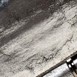 Pre Owned Diane Von Furstenberg Silver Metallic Leather Bonnie Foldover Clutch