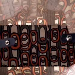 Pre Owned Diane Von Furstenberg Multicolor Patent Leather and Canvas Kaya Tote