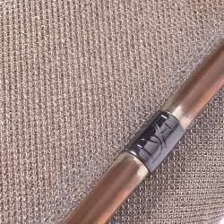 Pre Owned Diane Von Furstenberg Metallic Lame Fabric 440 Envelope Clutch