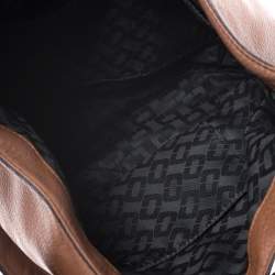 Pre Owned Diane von Furstenberg Brown Synthetic Leather Iggy Shoulder Bag