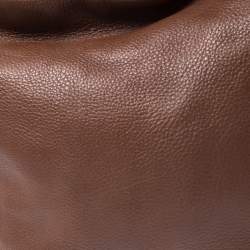 Pre Owned Diane von Furstenberg Brown Synthetic Leather Iggy Shoulder Bag