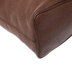 Pre Owned Diane von Furstenberg Brown Synthetic Leather Iggy Shoulder Bag