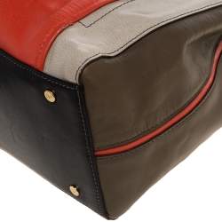 Diane Von Furstenberg Multicolor Leather Satchel