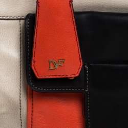 Diane Von Furstenberg Multicolor Leather Satchel