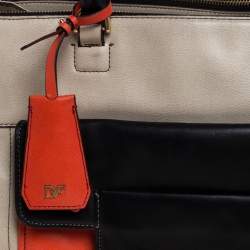 Diane Von Furstenberg Multicolor Leather Satchel
