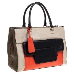 Diane Von Furstenberg Multicolor Leather Satchel
