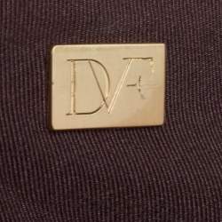 Pre Owned Diane von Furstenberg Coral Leather New Harper Charlotte Shoulder Bag