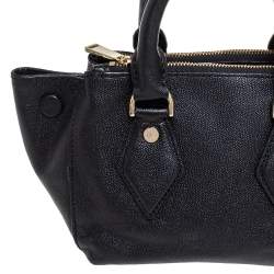 Pre Owned Diane Von Furstenberg Black Leather Mini Voyage Itsy Crossbody Bag