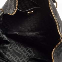 Pre Owned Diane Von Furstenberg Black Leather Sutra Tote