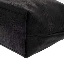 Pre Owned Diane Von Furstenberg Black Leather Sutra Tote