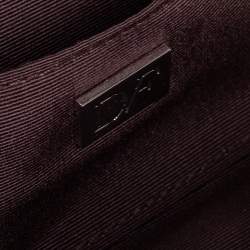 Pre Owned Diane Von Furstenberg Pink Leather Studded Clutch