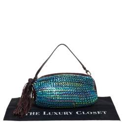 Diane Von Furstenberg Multicolor Leather and Suede Stephanie Slouchy Hobo