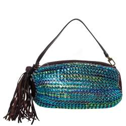 Diane Von Furstenberg Multicolor Leather and Suede Stephanie Slouchy Hobo