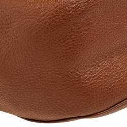 Pre Owned Diane Von Furstenberg Brown Leather Shoulder Bag