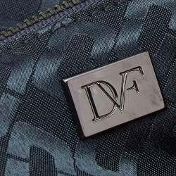 Pre Owned Diane von Furstenberg Pink Lizard Embossed Leather 440 Envelope Clutch