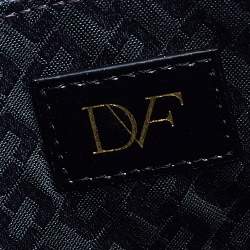 Pre Owned Diane von Furstenberg Multicolor Leather Lip Zip Pouch