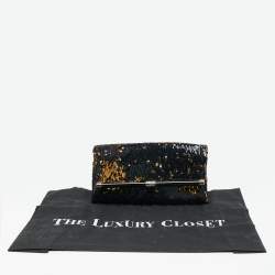 Pre Owned Diane von Furstenberg Sequins 440 Envelope Clutch